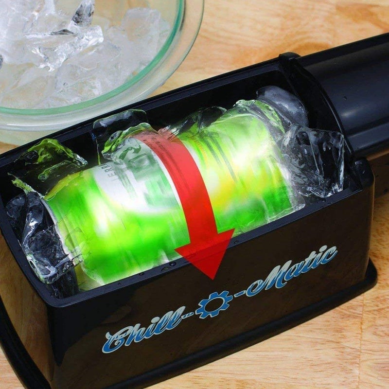 Chill-O-Matic جهاز تبريد المشروبات الفوري تشيل-أو-ماتيك، برّد المشروبات في 60 ثانية مع هذا الجهاز المحمول - مثالي للأنشطة الخارجية والحفلات. - Image 3